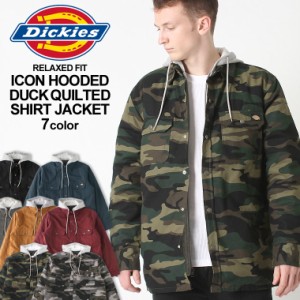 【送料無料】 ディッキーズ シャツジャケット パーカーフード付き ダック TJ203 メンズ 大きいサイズ USAモデル Dickies ワークジャケッ