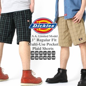 【送料無料】 Dickies ディッキーズ ハーフパンツ メンズ 大きいサイズ チェック柄 DICKIES ディッキーズ ハーフパンツ 短パン ショート