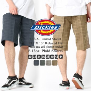 【送料無料】 Dickies ディッキーズ ハーフパンツ メンズ チェック [Dickies ディッキーズ ハーフパンツ 大きいサイズ メンズ ディッキー