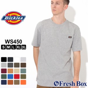 Dickies ディッキーズ Tシャツ メンズ 半袖 無地 白 黒 ブランド 大きいサイズ オシャレ クルーネック ヘビーウェイト ポケット ポケT [d