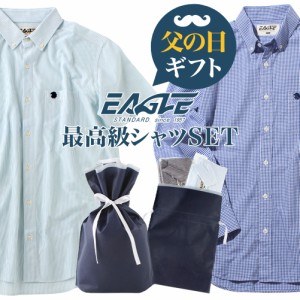 【父の日】【送料無料】 シャツ 半袖 長袖 メンズ 父の日ギフト プレゼント カジュアル 2点セット (日本規格) [返品・交換・キャンセルは