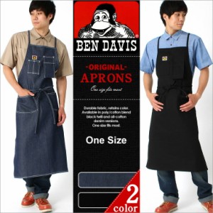 ベンデイビス エプロン デニム メンズ 大きいサイズ USAモデル ブランド BEN DAVIS アメカジ 作業着 作業服 男性用 おしゃれ