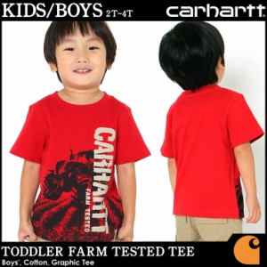 【送料無料】 [キッズ] カーハート Tシャツ 半袖 USAモデル ボーイズ USAモデル Carhartt【メール便可】/ 半袖Tシャツ ロゴ 子供服 男の