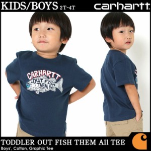 【送料無料】 [キッズ] カーハート Tシャツ 半袖 USAモデル ボーイズ USAモデル Carhartt【メール便可】/ 半袖Tシャツ ロゴ 子供服 男の