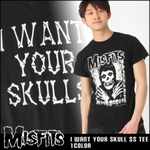 【送料無料】 ミスフィッツ Tシャツ 半袖 メンズ USAモデル Misfits【メール便可】/ 半袖Tシャツ 半袖Tシャツ バンドT ロゴT ミュージッ