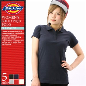 【送料無料】 ディッキーズガール レディース ポロシャツ 半袖 FS023 USAモデル Dickies Girl ディッキーズ 半袖ポロシャツ 鹿の子 大き