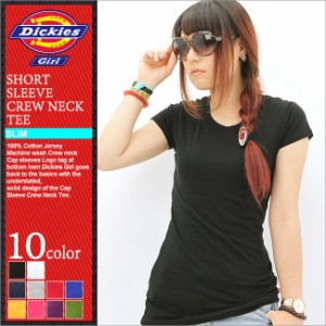 【送料無料】 [レディース] ディッキーズガール Tシャツ 半袖 クルーネック JR831 USAモデル Dickies Girl【メール便可】/ 半袖Tシャツ