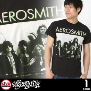 【送料無料】 エアロスミス ライブネーション Tシャツ 半袖 メンズ USAモデル Aerosmith LIVE NATION【メール便可】/ 半袖Tシャツ バンド