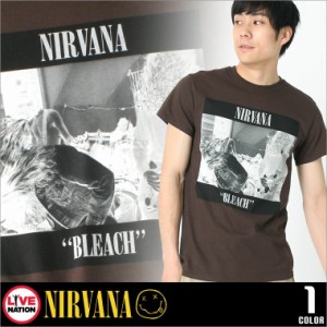 【送料無料】 ニルヴァーナ ライブネーション Tシャツ 半袖 メンズ USAモデル NIRVANA LIVE NATION【メール便可】/半袖Tシャツ バンドT 