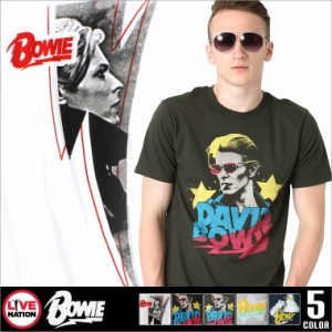 【送料無料】 デヴィッド・ボウイ ライブネーション Tシャツ 半袖 メンズ USAモデル David Bowie LIVE NATION【メール便可】/半袖Tシャツ