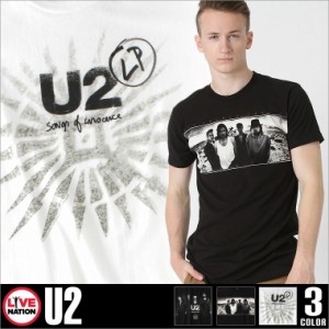 【送料無料】 U2 ライブネーション Tシャツ 半袖 メンズ USAモデル ユートゥー LIVE NATION【メール便可】/ 半袖Tシャツ バンドT ロゴT 