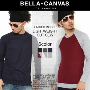 【送料無料】 ベラキャンバス ロサンゼルス Tシャツ 長袖 ラグラン メンズレディース 大きいサイズ 3981 BELLA+CANVAS LOS ANGELES 長袖T