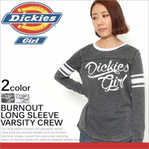 【送料無料】 [レディース] ディッキーズガール Tシャツ 長袖 ロゴ USAモデル Dickies Girl【メール便可】/ 長袖Tシャツ ロンT カットソ