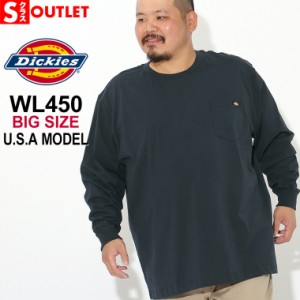 【送料無料】 【Sランク】アウトレット 返品・交換・キャンセル不可｜[ビッグサイズ] ディッキーズ Tシャツ 長袖 WL450 メンズ｜大きいサ