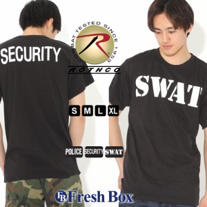 【送料無料】 ロスコ Tシャツ 半袖 クルーネック POLICE SECURITY SWAT メンズ USAモデル ROTHCO【メール便可】/ 半袖Tシャツ