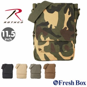 ロスコ バッグ ショルダーバッグ ミニ 縦 メンズレディース 5795 USAモデル 米軍 ブランド ROTHCO 斜めがけバッグ キャンバス ミリタリー