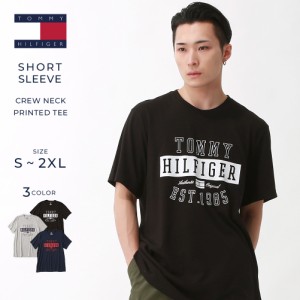 【送料無料】 トミーヒルフィガー TOMMY HILFIGER Tシャツ メンズ【メール便可】フロントロゴ プリント 薄手 半袖Tシャツ ブランド スト