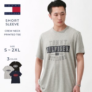 【送料無料】 トミーヒルフィガー TOMMY HILFIGER Tシャツ メンズ【メール便可】フロントロゴ プリント 薄手 半袖Tシャツ ブランド スト