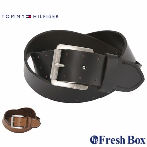 【送料無料】 トミーヒルフィガー ベルト メンズ 本革 シングルピン レザー 11TL02X230 USAモデル TOMMY HILFIGER / ブランド カジュアル