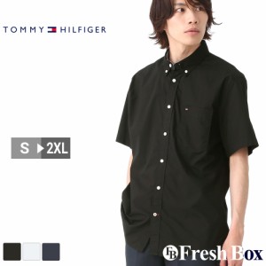 トミーヒルフィガー シャツ 半袖 メンズ S-2XL 7876018 USAモデル TOMMY HILFIGER / LL XXL 3L 大きいサイズ ブランド 定番アイテム 刺繍