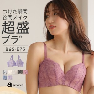 30%OFFクーポン有 盛りブラ 総レース 超盛ブラ(R) 単品ブラジャー 下着 レディース 女性 盛ブラ 谷間 脇高 脇肉 背肉 補正 脇高ブラ セク