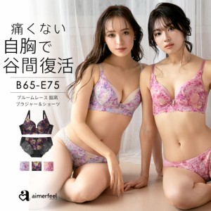 【さらに20％OFFクーポン有】10%OFF ブラジャー ショーツ セット ブルームレース 脇高 ブラジャー&ショーツ レディース 下着 セット ワイ