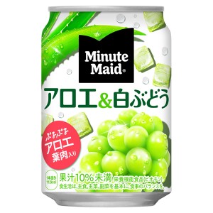 コカ・コーラ ミニッツメイドアロエ&白ぶどう 280g缶 24本入×2ケース