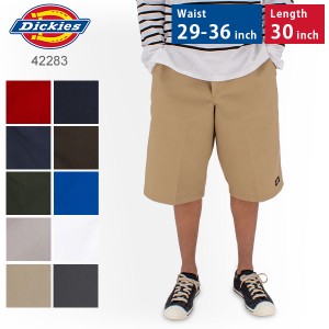 [あす着]  ディッキーズ Dickies ハーフパンツ メンズ ショートパンツ 42283 無地 大きいサイズ MENS パンツ 短パン ワークショーツ