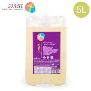 [あす着] ソネット Sonett ナチュラルウォッシュリキッド 5L 洗濯用液体洗剤 GB5015/SNN5414 洗剤 洗濯 液体洗剤 ラベンダー Laundry