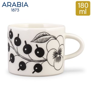 [あす着] アラビア Arabia カップ 180mL パラティッシ ブラック Paratiisi Cup マグ コップ 食器 磁器 北欧