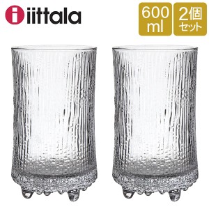 [あす着] iittala イッタラ ULTIMA THULE ウルティマツーレ beer glass 60cl 2pcs ビアーグラス2個セット clear クリアー 1015657