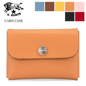 [あす着] イルビゾンテ Il Bisonte 名刺入れ カードケース SCC100 CARD CASE PV0039 メンズ レディース レザー 売り尽くし