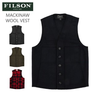 [あす着] フィルソン FILSON ベスト マッキーノ ウール メンズ MACKINAW WOOL VEST 10055 アメリカ製 ウール