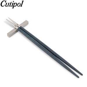 [あす着] クチポール Cutipol GOA ゴア 箸 ＋ 箸置きセット ブラック お箸 チョップスティック カトラリー