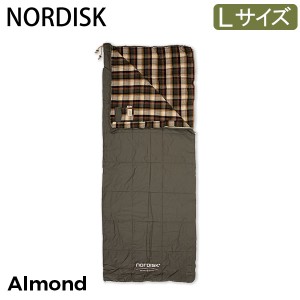[あす着] ノルディスク NORDISK 寝袋 シュラフ 封筒型 アーモンド +10° 141004 アウトドア キャンプ Lサイズ