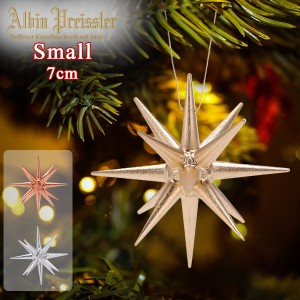 [あす着] アルビンプライスラー Albin Preissler クリスマスオーナメント ベツレヘムの星 スモール 飾り ドイツ