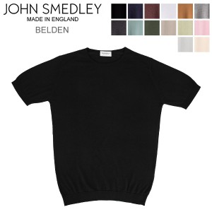 [あす着] ジョンスメドレー John Smedley Tシャツ 半袖 べルデン BELDEN Crew Neck メンズ シンプル カットソー