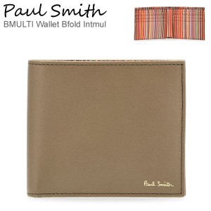 [あす着] ポールスミス PAUL SMITH 二つ折り財布 財布 メンズ BMULTI ファッション レザー シンプル 4832 Men