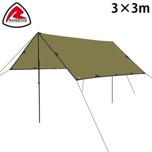 [あす着] ローベンス Robens トレイル タープ 3 × 3m 130260 テント キャンプ アウトドア Tarp Trail Tents