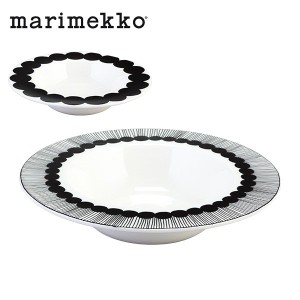 [あす着] マリメッコ Marimekko ディーププレート 20cm 皿 シイルトラプータルハ / ラシィマット Oiva / Siirtolapuutarha Rasymatto 食