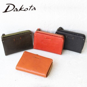 ポイント10% 【dakotaオリジナルレザートレー有】ダコタ 財布 二つ折り財布 小銭入れ付き Dakota ピチカートシリーズ 0036368 本革 牛革 