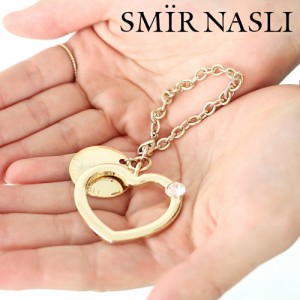 SMIR NASLI サミールナスリ キーチャームキーホルダー キーチェーン ハート アクセ ストラップ メタル ギフト  男性 女性 人気 0113-3182