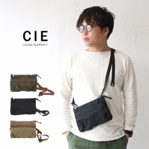 ポイント10倍 シー バッグ メンズ ショルダーバッグ ミニショルダー サコッシュ CIE GRID ATTACHMENT 01 シー オシャレ 斜め掛け 夏フェ