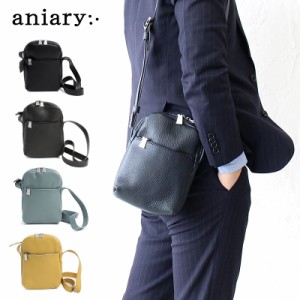 【商品レビューで＋P5％】ポイント10% アニアリ バッグ ショルダーバッグ aniary Shoulder Bag 日本製 ブランド レザー 本革 メンズ レデ