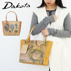 【dakotaオリジナルレザートレー有】ダコタ トートバッグ Dakota チーザレ 1034091 B5サイズ対応 ミモザ 花柄 日本製 本革 正規品 ギフト