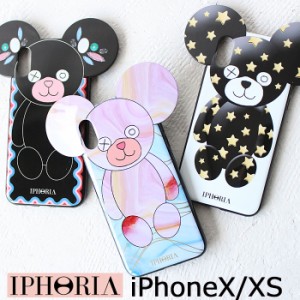 【商品レビューで＋P5％】アイフォリア IPHORIA iPhoneX iPhoneXS iphoneケース テディ テディベア くま Teddy bear アイホリア 可愛い 