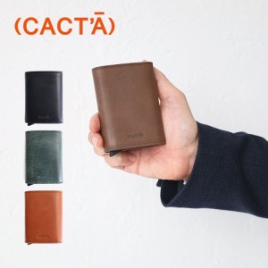 カクタ カードケース 財布 ミニ財布 カクタ CACTA Payment Hunter Wallet ELBAMATT 2022 スキミング防止 本革 正規品