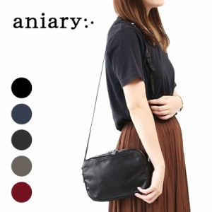 ポイント10倍 アニアリ ショルダーバッグ aniary Shoulder Bag 日本製本革 斜めがけ 28-03001軽量 リアリティレザー ミニショルダー ポシ