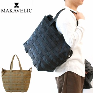 マキャベリック トートバック RICO リコ ショルダーバック 2WAY MAKAVELIC×T.S.O.P WEBBING TOTE BAG B4 A4 軽量 大容量 3109-10202