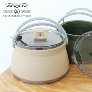 アッソブ AS2OV FOLDING KETTLE フォールディング ケトル シリコン 折り畳み 502200 キャンプ キャンプグッズ アウトドア UNBY